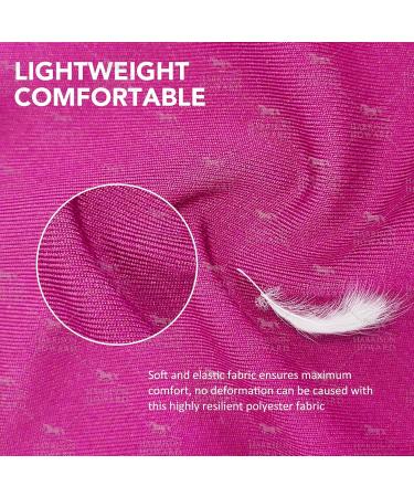 Harrison Howard Super Comfort Stretchy Fly Mask - Large Eye Space UV Protection & Breathability - Rosenrot L - Buy Online on SooperMarket.com