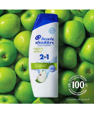 Buy Head and Shoulders 2 in 1 Dandruff Shampoo & Conditioner - Green Apple 12.5 oz | International Shipping Available - Buy Online on SooperMarket.com