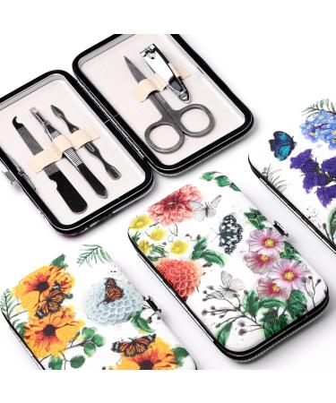 Puckator Butterfly Meadows 5 Piece Manicure Set - Nail Care Kit Gift Gifts Set for Women Men - Personal Safe Care - Travel Holiday Essentials Accessories Kits - Health Beauty Items Products - Buy Online on SooperMarket.com