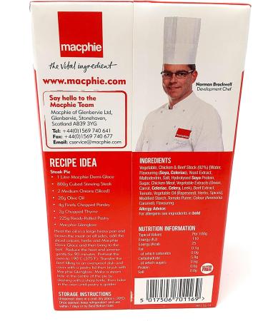 Macphie - Demi-Glace Sauce - 1 litre - Buy Online on SooperMarket.com