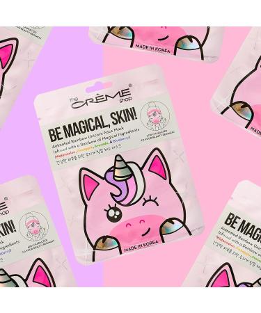 Shop The Cr me Shop Be Magical Skin! 4-in-1 Rainbow Unicorn Face Mask Watermelon Pineapple Avocado & Blueberry 3 Pack for Youthful Glow | International Shipping - Buy Online on SooperMarket.com