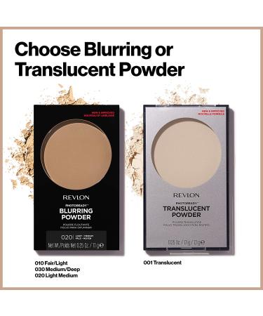 Revlon PhotoReady Blurring Face Powder - Longwear Medium-Full Coverage, 020 Light/Medium, 0.30 Oz - Buy Online on SooperMarket.com