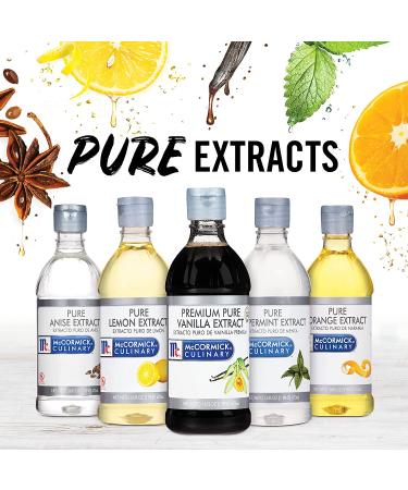 McCormick Culinary Pure Anise Extract 16 fl oz - Baking Essential with Subtle Licorice Flavor - 16 Fluid Ounce Bottle - Buy Online on SooperMarket.com