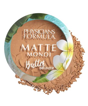 Physicians Formula Matte Monoi Butter Bronzer Matte Bronzer Powder Face Makeup, Dermatologist Tested, Bronzer