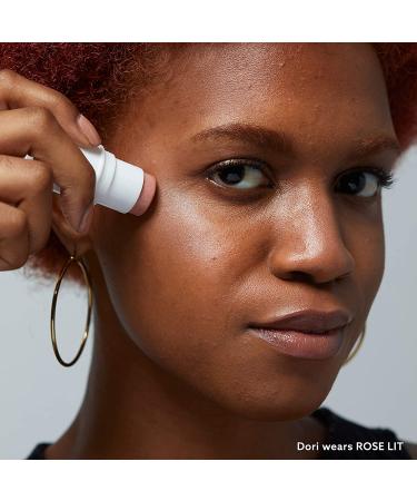 Undone Beauty Water Highlighter Stick - Coconut Water Infused for Dewy Glow - Rose Lit 0.19 oz - Buy Online on SooperMarket.com