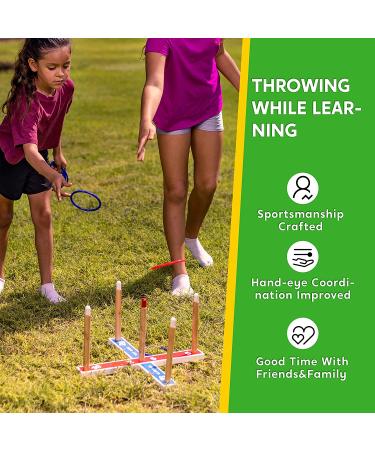 JOYIN Ring Toss Games for Kids and Adults - Fun Family Yard Game for Indoor & Outdoor Fun - Buy Online on SooperMarket.com