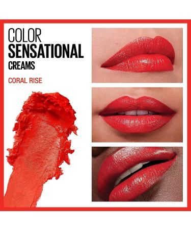 Maybelline Color Sensational Lipstick - Hydrating Cream Finish in Coral Rise - 0.15 oz (Pack of 1) - Buy Online on SooperMarket.com