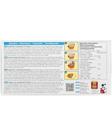 S&B Golden Curry Medium Sharp 220g Authentic Japanese Spice Mix for Curry Dishes | Buy Online Worldwide - Buy Online on SooperMarket.com