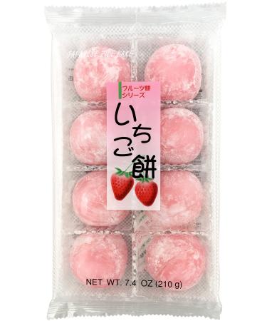 Fruits Mochi Daifuku Ichigo 7.4oz/210g 7.4 Ounce (Pack of 1)