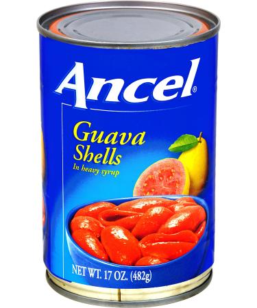 Ancel Guava Shells in Heavy Syrup 17 Ounce (Pack of 24)