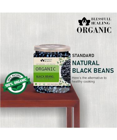 Blessfull Healing Organice Black Beans 2 lb (907 Gram) - Buy Online on SooperMarket.com