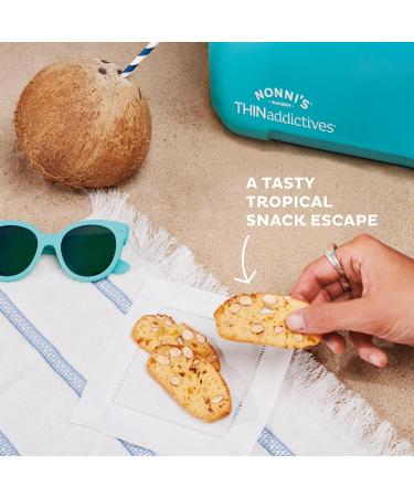 Nonni's THINaddictives Almond Thin Cookies - Mango & Coconut Biscotti Italian Cookies - 4.4 oz 3 Pack - Buy Online on SooperMarket.com