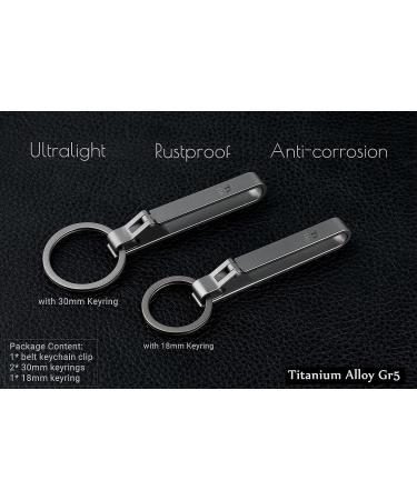 Bang Ti H6 Titanium Quick Release Keychain Clip Multi-Tool with Keyrings Kit - Buy Online on SooperMarket.com