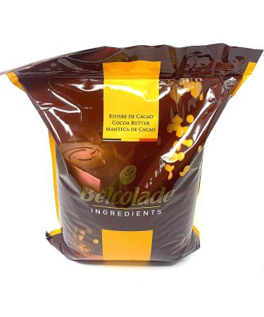 Belcolade | 100% Pure Cocoa Butter Buttons | 4kg - Buy Online on SooperMarket.com