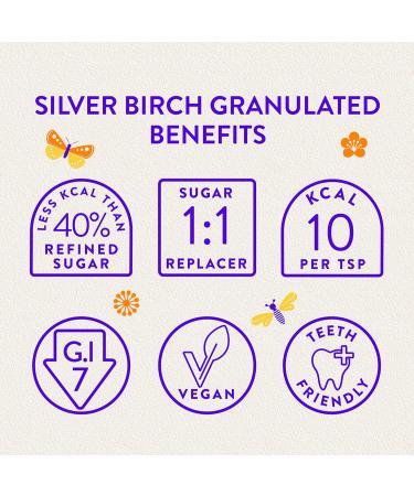BONRAW Silverbirch Xylitol Sugar 1KG - Natural Alternative Sweetener for White Sugar - Pack of 1 - Buy Online on SooperMarket.com