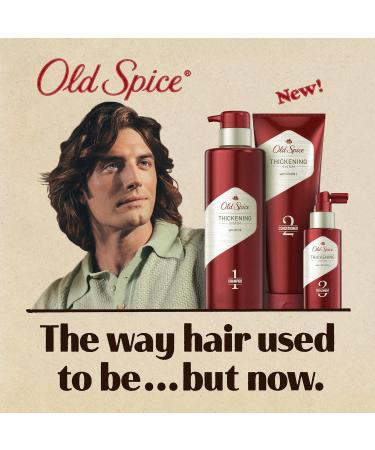 Old Spice Hair Thickening Treatment for Men - Castor Oil Infused Step 3 3.7 Fl Oz - International Shipping Available - Buy Online on SooperMarket.com