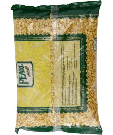 Organic White Pearl Yellow Split Peas - 2 kg | Premium Quality Beans for Cooking & Soups - Buy Online on SooperMarket.com
