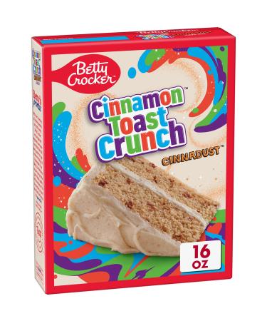 Betty Crocker Cinnamon Toast Crunch Cake Mix, 16 oz Box