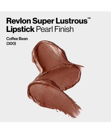 Revlon Super Lustrous Lipstick in Brown 300 Coffee Bean - 0.15 oz (Pack of 1) with Vitamin E and Avocado Oil - Buy Online on SooperMarket.com