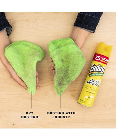 Endust Multi-Surface Lemon Zest Cleaning Spray 12.5oz (2-Pack) - Dusting and Polishing Formula - Buy Online on SooperMarket.com