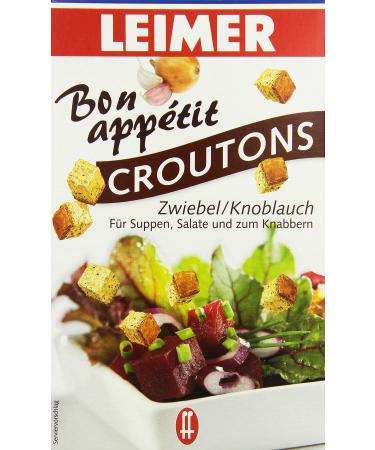 Leimer Croutons Onion/Garlic pack of 10 (10 x 100 g)