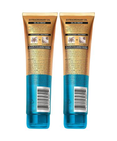 L'Oreal Paris Elvive Extraordinary Hair Oil-in-Cream 5.1 fl oz (Pack of 2) - Moisturizing Treatment for Dry & Damaged Hair - Buy Online on SooperMarket.com