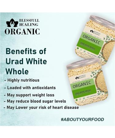 Blessfull Healing Organice URAD White Whole 2 lb (907 Gram) - Buy Online on SooperMarket.com