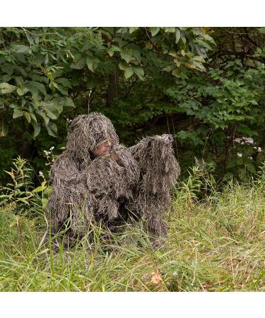 VIVO Ghillie Suit - Adult/Youth Sizes, Dry Grass/Leaf/Woodland Camo, XL/XXL - Woodland Design - Buy Online on SooperMarket.com
