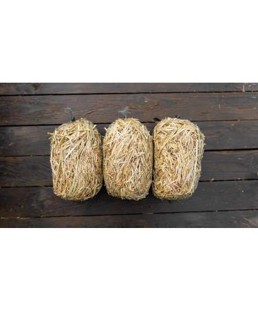 3 x nets of barley straw for natural algae treatment in ponds direct from farm