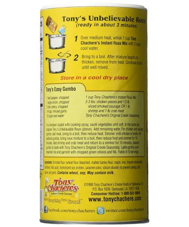 Tony Chachere Instant Gravy Mix Creole Roux 3 Count - Authentic Cajun Flavor - Buy Online on SooperMarket.com