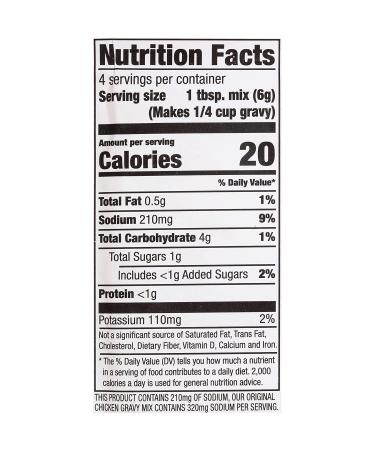McCormick 30% Less Sodium Chicken Gravy Mix 0.87 oz - Pack of 12 | Buy Online - Buy Online on SooperMarket.com