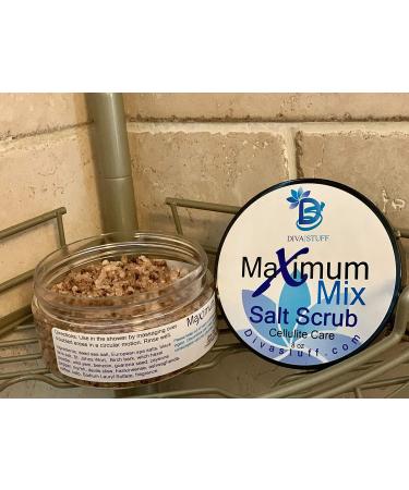 Diva Stuff Anti Cellulite Maxi-Mix Foaming Salt Scrub - Gota Kula Benzoin & Guarana for Smooth Skin | International Shipping Available - Buy Online on SooperMarket.com