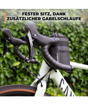 Rovativ Bikepacking Snack Pack | 1.4L Food Pouch & Handlebar Bag for Gravel Road & MTB Bikes - Buy Online on SooperMarket.com