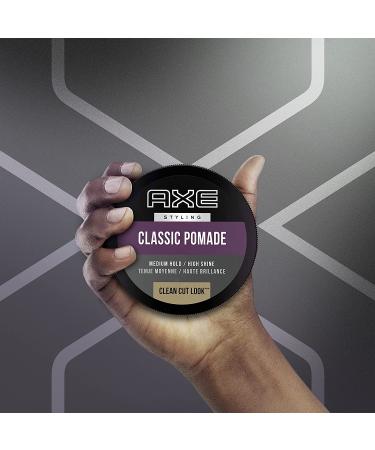 Axe Styling Classic Pomade 2.64oz - Medium Hold & Natural Finish (Pack of 2) - Buy Online on SooperMarket.com
