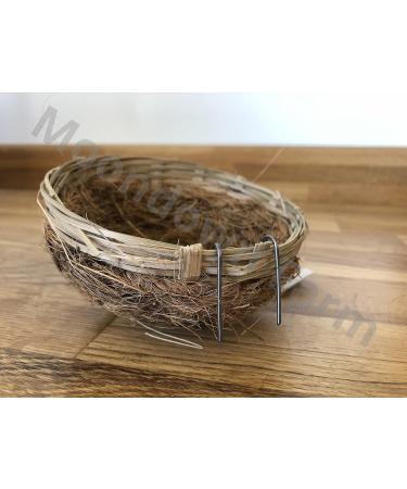 Moondown Farm Moondown Farm Canary Nest Pans Coco and Wicker with Hooks 5 PACK - Buy Online on SooperMarket.com