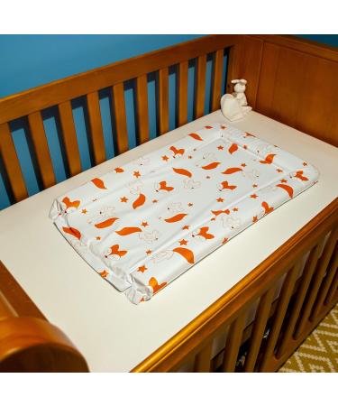 Callowesse Baby Changing Mat 79x47cm | Waterproof, Portable, Foldable | Red Foxes Design - Buy Online on SooperMarket.com