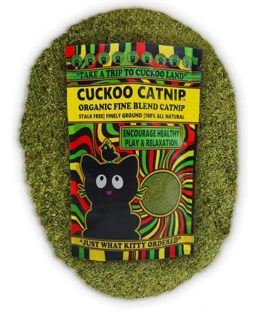 Cuckoo Catnip - Organic Fine Blend Cat Nip - Stalk Free 100% Natural - Buy Online on SooperMarket.com
