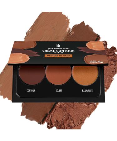 Black Radiance True Complexion Creme Contour Palette, Medium to Dark, 7.5 Gram