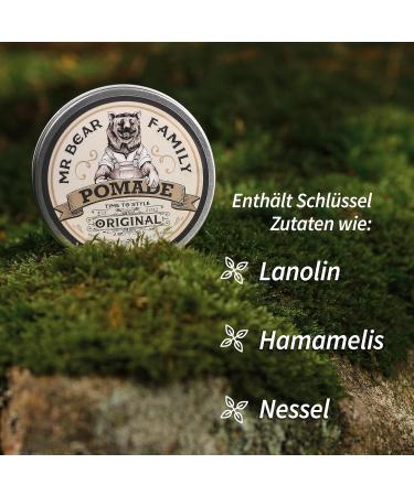 Hair Pomade for Men - Water Based Medium Hold Styling Pomade with Bentonit Clay - Non Greasy Anti Dandruff Texturizing & Natural Shine - 100ml Original - Buy Online on SooperMarket.com