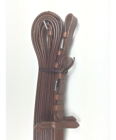 Buy GS-Sports 6m Long Leather Reins for Groundwork - Durable Silver-Colored Buckles - Buy Online on SooperMarket.com