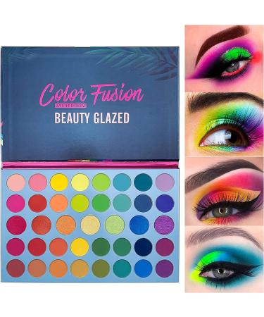 39 Colors Rainbow Eyeshadow Palette - Matte, Shimmer, Metallic, Vegan, Highly Pigmented Makeup Set - Buy Online on SooperMarket.com