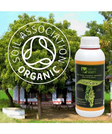NatureNeem TotalCare Water soluble Neem oil - Cold Pressed - 1 Litre - 100% Natural Certified Organic - Buy Online on SooperMarket.com