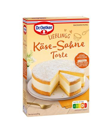 Dr.Oetker cheese cream cake 4 x 385 g baking mix for a creamy relaxed freshener cheese cake simple & successful baking