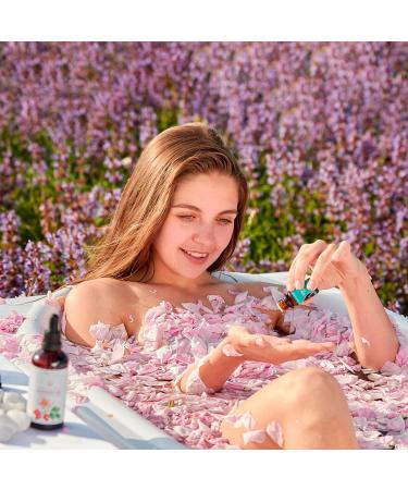 Organic Essential Oils Set for Hair Repair - Basil, Rosemary, Clary Sage | 100% Pure Therapeutic Grade | Non-GMO | 25ml Pack - Buy Online on SooperMarket.com