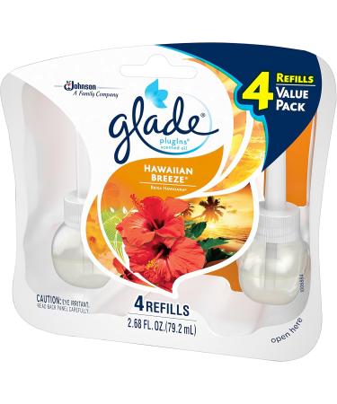 Glade Plugins Scented Oil Air Freshener Hawaiian Breeze 4 count 2.68 Fluid Ounce - Buy Online on SooperMarket.com