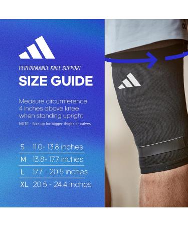 Shop adidas Performance Aeroready Knee Brace - White Size M | International Shipping Available - Buy Online on SooperMarket.com