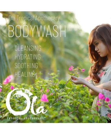 Ola Passion Fruit Body Wash - Hydrating Tropical Oils & Plant Extracts - 8 Fl Oz | International Shipping Available - Buy Online on SooperMarket.com