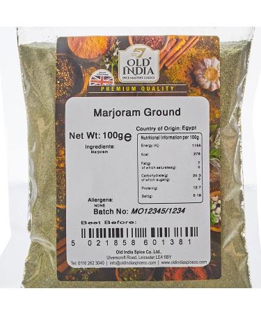 Old India Marjoram Ground 100g - Authentic Spice Blend | Pack of 1 - Buy Online on SooperMarket.com