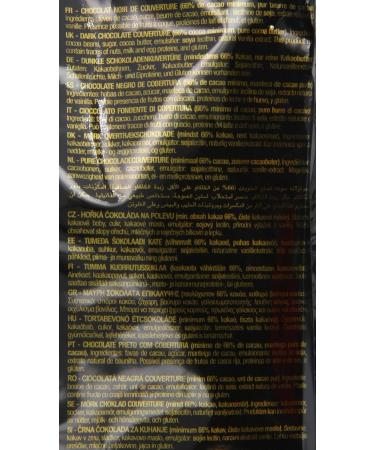 Valrhona Caraibe 66 Percent Chocolate Beans Bag 3 Kg - Buy Online on SooperMarket.com