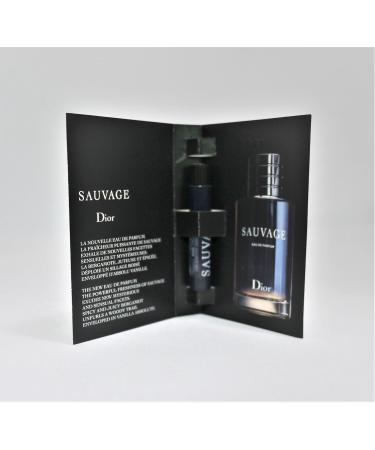 Dior 2018 Sauvage Eau de Parfum Sample Vial Spray .03 oz / 1 ml Wood 0.03 Fl Oz (Pack of 1) - Buy Online on SooperMarket.com